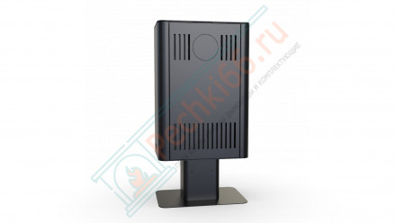 Печь-камин Solum Top, коричневая сталь (Defro-Home) 9кВт