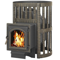 Чугунная печь для бани Легенда Ковка 22 270 (Везувий) до 24 м3