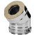 Отвод 30° V50R с изол (AISI-321/0,8-AISI-304/0,5) d-115/215 (Вулкан-Cerablanket)