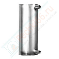 Бак регистр на трубу (НЕРЖ-430/1,0мм) 4 л, d-130 (Термопромек)