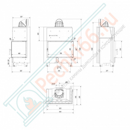 Стальная топка MBO/P/BS (Kratki)