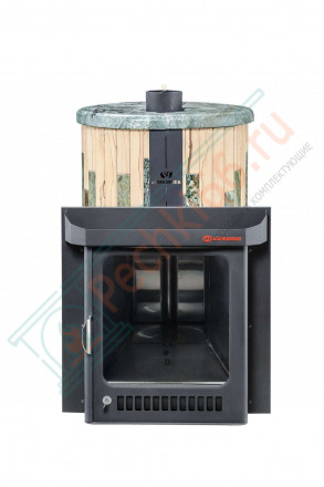Дровяная банная печь Макси ПФ "Жадеит + Окаменевшее дерево" (Ферингер)