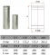 Труба прямая L=250 без изол (НЕРЖ-439/0,8) d-115 (Дымок)