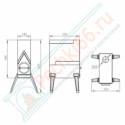 Печь для палатки Шеврон (Термофор)
