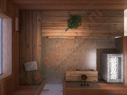 Электрическая банная печь Sangens W40B Brick