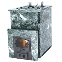 Печь для бани Домна-45К в змеевике (ИзиСтим)