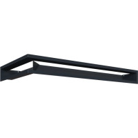 Каминная решетка угловая Luft 40X80X9 графит (Kratki)