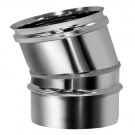 Отвод одностенный 15° (AISI-321/0,8мм) d-300 (Вулкан) Отвод одностенный 15° (AISI-321/0,8мм) d-300 (Вулкан)