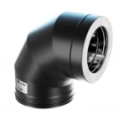 Сэндвич-отвод 90° (AISI-316L/0,8-430/ЭМАЛЬ) d-250/300 (Craft-HF-25BP)