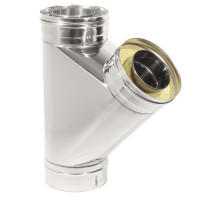 Тройник Термо 45° ТРТ-Р (304-0.8/304) d-130/230 (ТиС Стандарт)