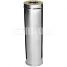 Сэндвич труба для дымохода L=1м (НЕРЖ-430/0,5-НЕРЖ-430/0,5) d-80/160 (Ferrum GS) Сэндвич труба для дымохода L=1м (НЕРЖ-430/0,5-НЕРЖ-430/0,5) d-80/160 (Ferrum GS)