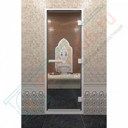 Стеклянная дверь DoorWood Хамам Прозрачное 1900х800 (по коробке)