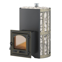 Печь для бани Скиф 28 Ковка (210) Парогенератор 2022 (Везувий)