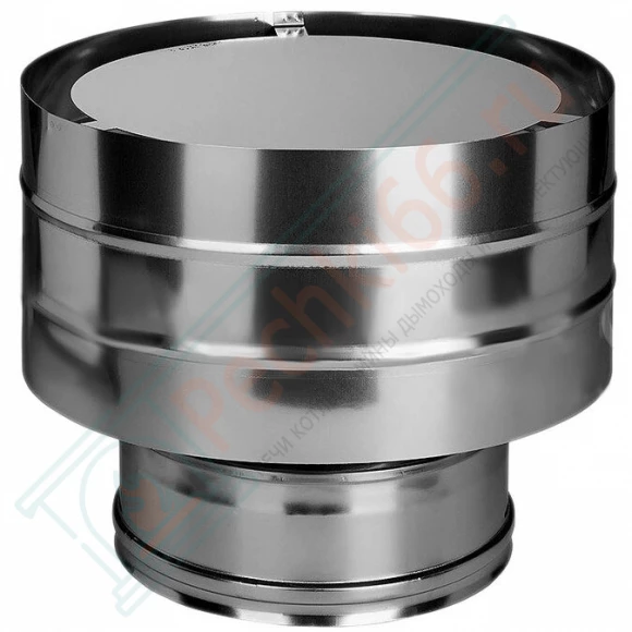 Дефлектор на трубу с изол (НЕРЖ-439/0,5-НЕРЖ-439/0,5) d-115/200 (Дымок) в Саратове