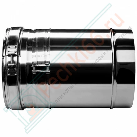 Труба V50R телескопическая с изол L=260-380 (AISI-321/0,8-AISI-304/0,5) d-150/250 (Вулкан)