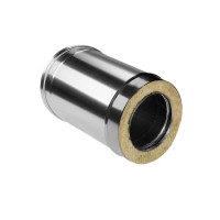 Сэндвич труба для дымохода L=250 (НЕРЖ-321/0,8-НЕРЖ-439/0,5) d-115/200 (Дымок-Lux) Сэндвич труба для дымохода L=250 (НЕРЖ-321/0,8-НЕРЖ-439/0,5) d-115/200 (Дымок-Lux)