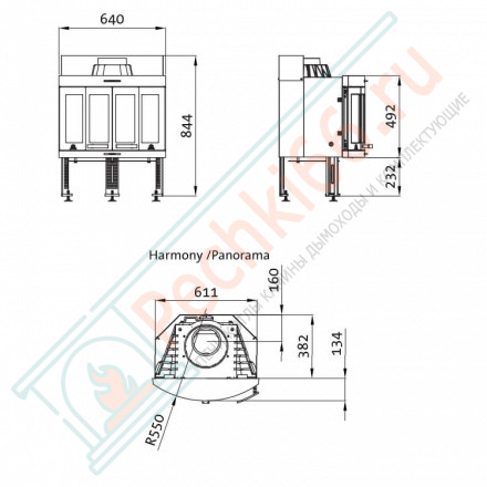 Чугунная топка I 400 harmony (Jotul)