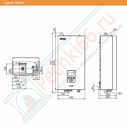 Электрокотел Lux-X 24 (Zota) 24 кВт