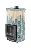 Дровяная банная печь УЮТ-18 "Змеевик + Окаменевшее дерево" (Ферингер)