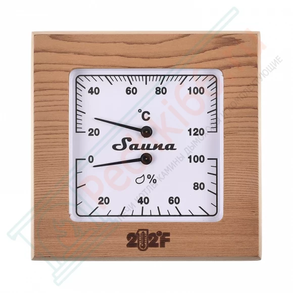 Термогигрометр 11-R квадрат, канадский кедр (212F) в Саратове