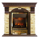 Электрокаминокомплект Dublin угловой - Темный дуб / Сланец с очагом Atherton Электрокаминокомплект Dublin угловой - Темный дуб / Сланец с очагом Atherton