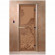 Стеклянная дверь для бани бронза матовая, "Банька в лесу", 1900х700 (DoorWood) в Саратове