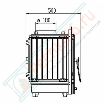 Каминная топка Barun Insert Termo (Plamen)