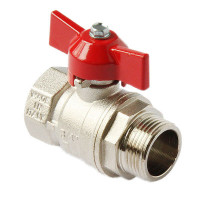 Кран шаровый бабочка ВН 3/4" (Hydrosta) Кран шаровый бабочка ВН 3/4" (Hydrosta)