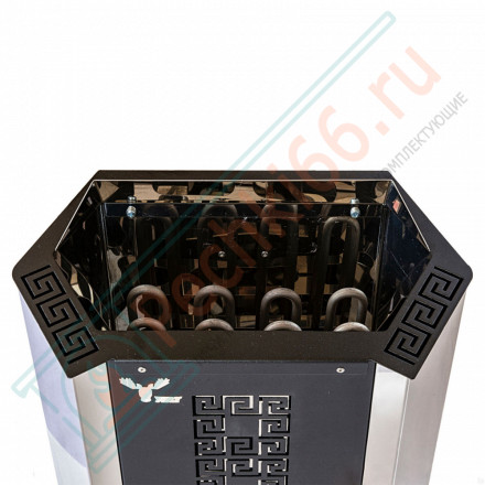 Электрокаменка «Гамма» ЭКМ-2,4 kW, черная (Урал-Микма-Терм) до 2,5 м3