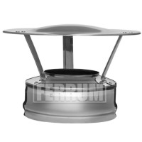 Оголовок для сэндвич дымохода (НЕРЖ-430/0,5-ОЦИНК/0,5) d-150/210 (Ferrum GS-Z)