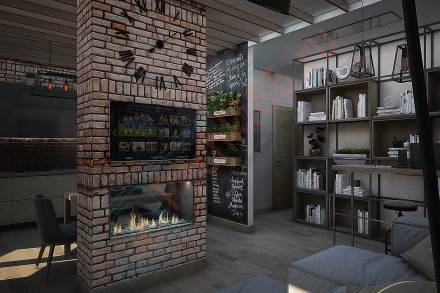 Встраиваемый биокамин Lux Fire Сквозной 1130 S