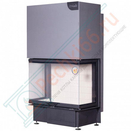 Каминная топка Дельта 800 три стекла принтинг (Экокамин)