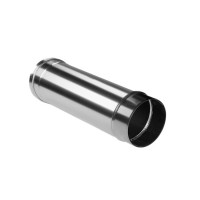 Труба прямая L=500 без изол (НЕРЖ-321/0,8) d-115 (Дымок-Lux)