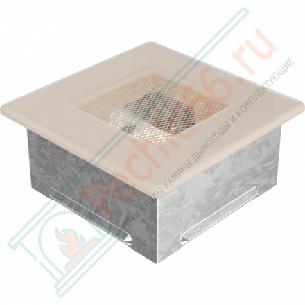 Решётка вентиляционная каминная бежевая 110х110 11K (Kratki)