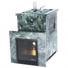 Печь для бани Анапа-М2 в змеевике с открытым верхом (ИзиСтим)