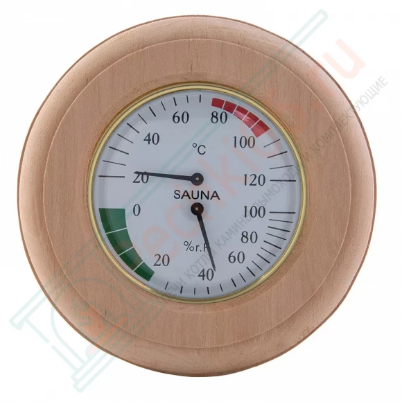 Термогигрометр ТН-10-A ольха, круг (212F) в Саратове