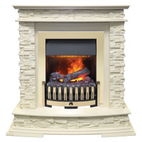 Каминокомплект Luzern - Слоновая кость с электрическим очагом Danville Brass FB2