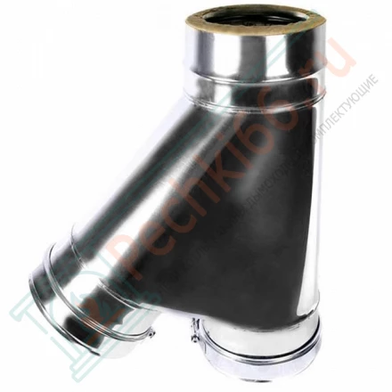 Сэндвич-тройник 135° (AISI-316L/0,8-AISI-304/0,5) d-130/230 (Craft-HF-50)