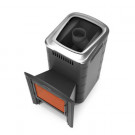 Печь для бани Тунгуска 2017 Carbon Витра антрацит (T.M.F) до 18 м3 Печь для бани Тунгуска 2017 Carbon Витра антрацит (T.M.F) до 18 м3