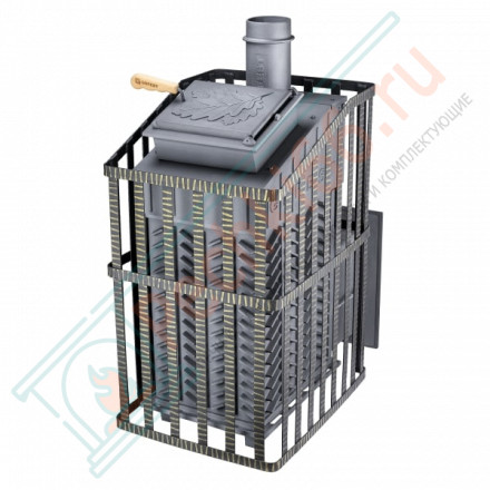 Чугунная печь для бани Гефест GFS-ЗК 30 (П2) Ураган (ТехноЛит)