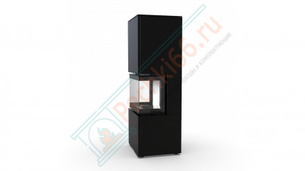 Печь-камин Intra xms c ver. compact 1, золотая сталь (Defro-Home) 8кВт