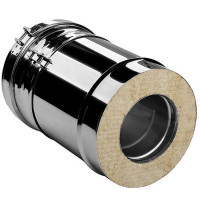 Труба V50R телескопическая с изол L=260-380 (AISI-321/0,8-AISI-304/0,5) d-200/300 (Вулкан-Cerablanket)