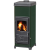 Чугунная печь Dora 10 N, зеленая (Plamen) до 180 м3