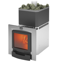 Печь для бани Русь-27 ЛНЗП Профи Панорама (1.1) (Теплодар) до 27 м3