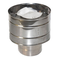 Оголовок с дефлектором (НЕРЖ-439/0,5-НЕРЖ-439/0,5) d-180/260 (УМК) Оголовок с дефлектором (НЕРЖ-439/0,5-НЕРЖ-439/0,5) d-180/260 (УМК)