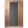 Стеклянная дверь для бани графит матовый 1900х700 (DoorWood) в Саратове